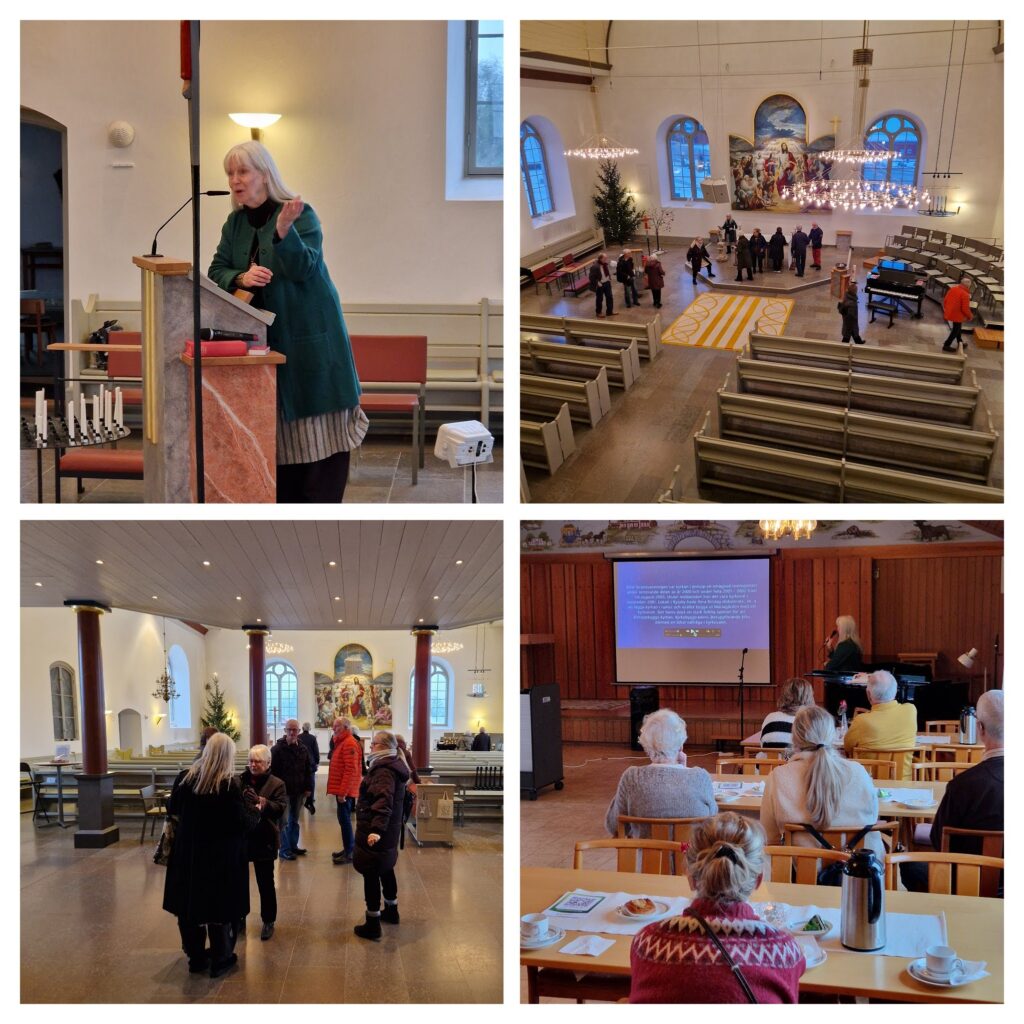 Bildcollage från besöket